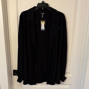 Jones New York Women’s Classic Black Sweater Blazer